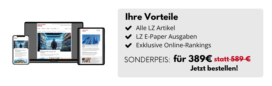 Bildschirm, Smartphone, Tablet und eine Zeitung und daneben eine Infobox: Alle LZ Artikel, LZ E-Paper Ausgaben, exklusive Online-Rankings SONDERPREIS: für 389€ statt 589€ bestellen.
